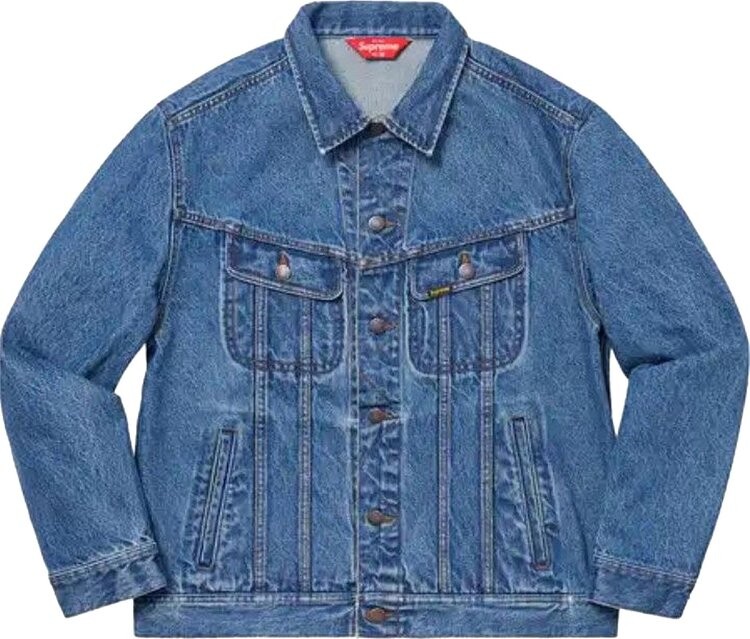 

Куртка Supreme New York Painted Trucker Jacket 'Blue', синий