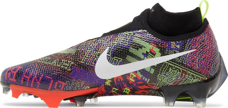 Бутсы Nike Odell Beckham Jr. x Vapor Edge Pro 'Black Electro Purple', черный — фото 4