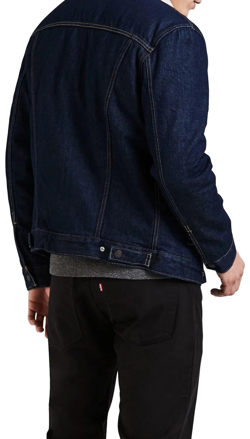 Мужская куртка-джинсовка с флисовой подкладкой Type 3 Levi's, Rockridge — фото 2