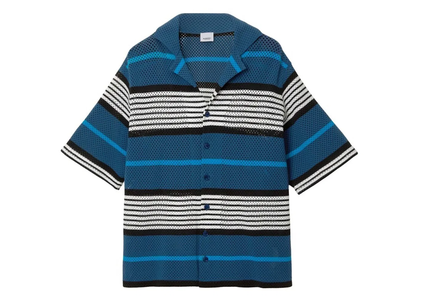 Мужская рубашка с V-образным вырезом Burberry, Rich Navy