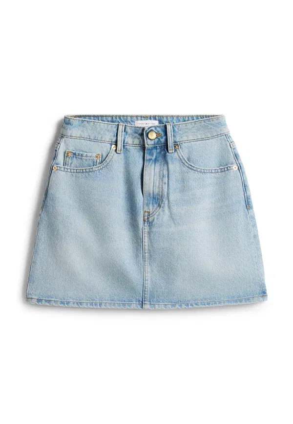 Юбка джинсовая мини Tommy Hilfiger, Light-blue Denim, светло-голубой — фото 4
