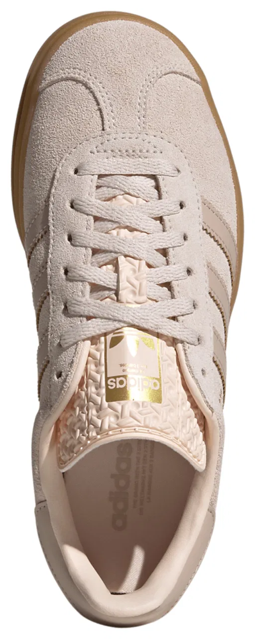 Кроссовки для девочек Gazelle Bold Adidas, цвет Beige/Wonder Taupe/Brown — фото 4