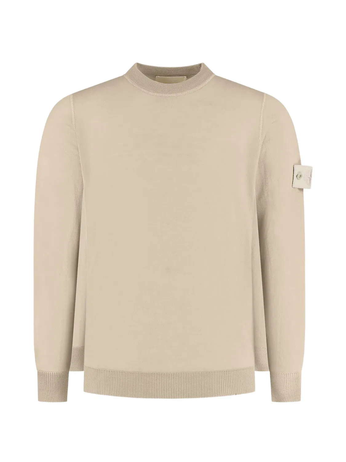 Свитер с нашивкой логотипа, нейтральный Stone Island, нейтральные