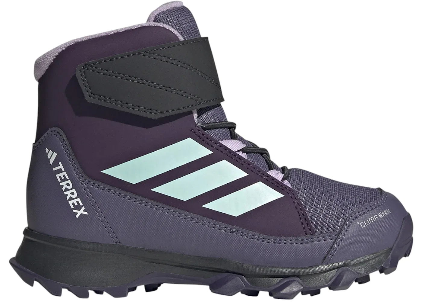 Детские кроссовки для активного отдыха Terrex Snow CF Climawarm Winter Adidas, Aurora Plum/Semi Flash Aqua/Powder Plum