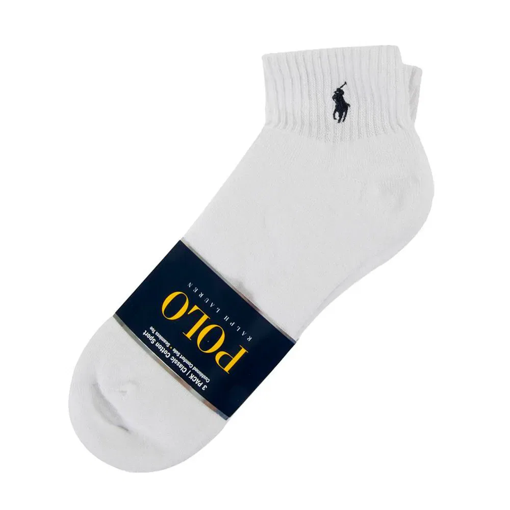 Носки короткие 3 пары Polo Ralph Lauren, белый