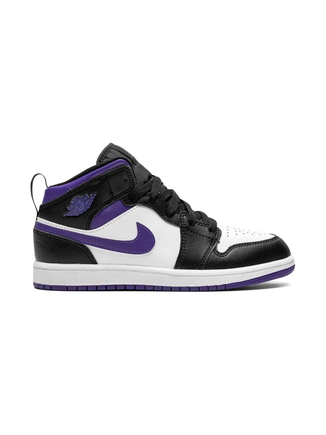 Кроссовки Jordan 1 Mid "Dark Iris", черный — фото 4