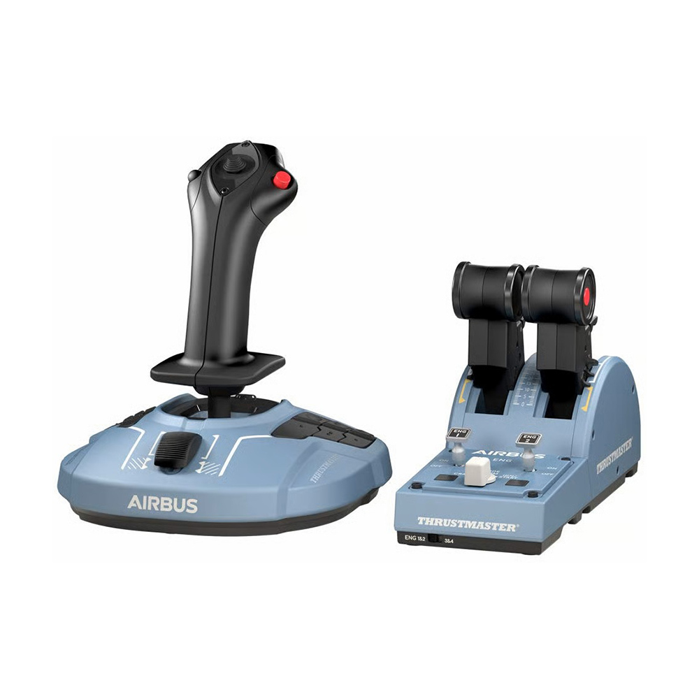 

Джойстик система управления полетом Thrustmaster TCA Officer Pack Airbus Edition, синий