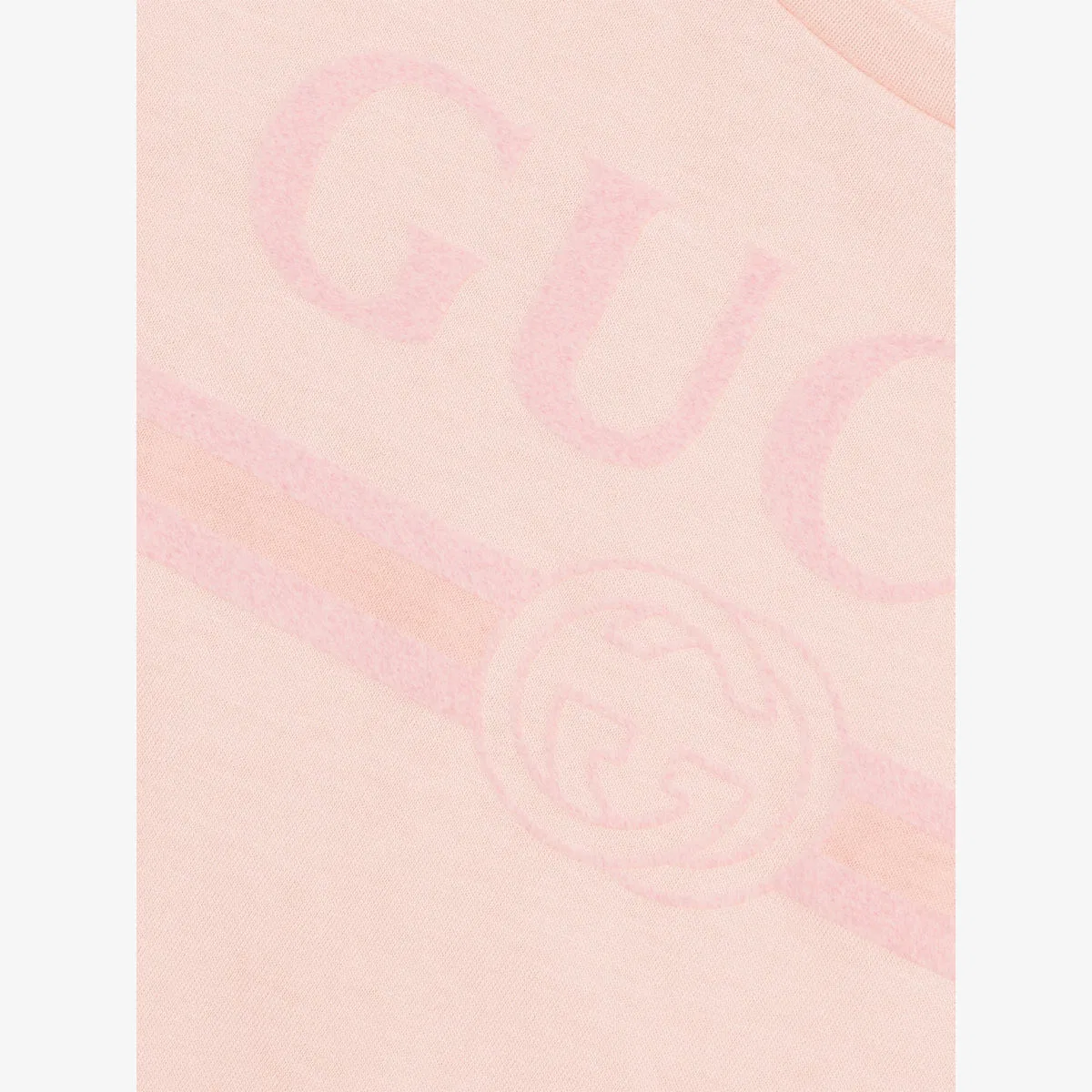 Хлопковая футболка с логотипом, размер 4-12 лет Gucci, розовый — фото 2
