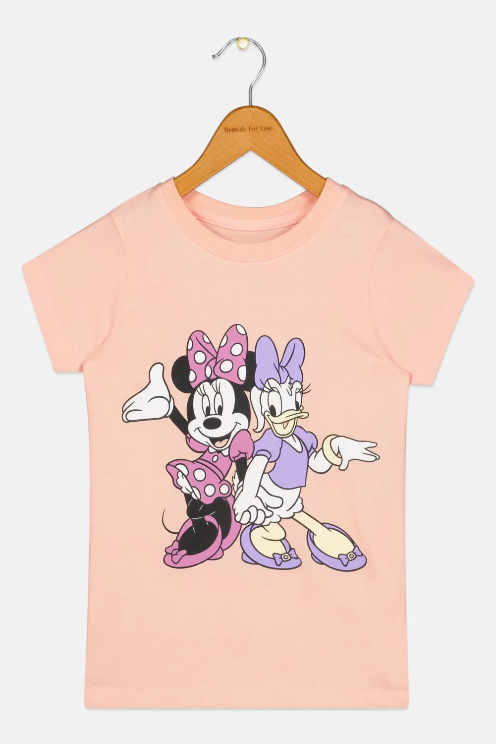 Футболка с принтом Mickey Minnie Disney, персиковый — фото 2