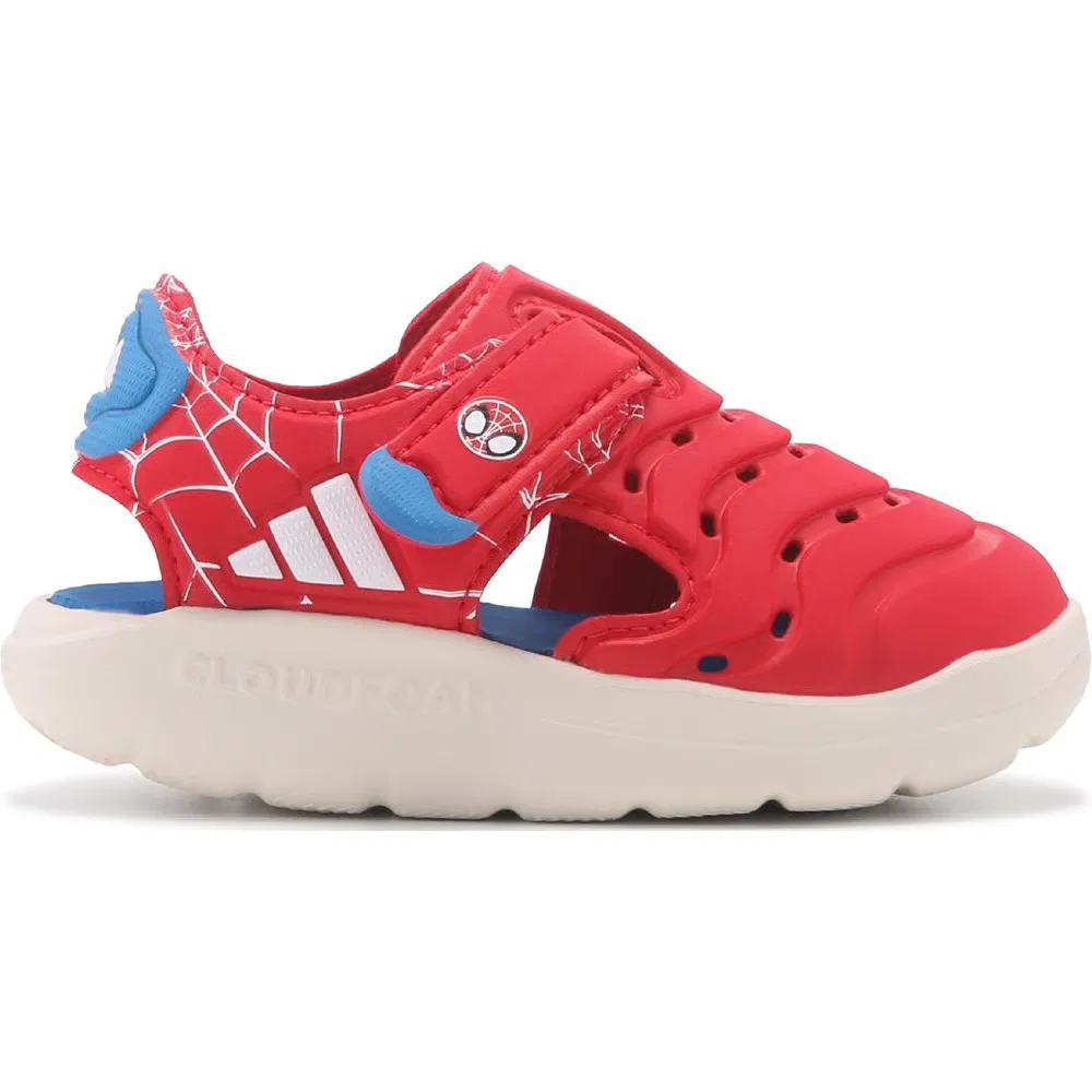 Детские сандалии для воды Marvel Spiderman для малышей Adidas, Red Spiderman — фото 2