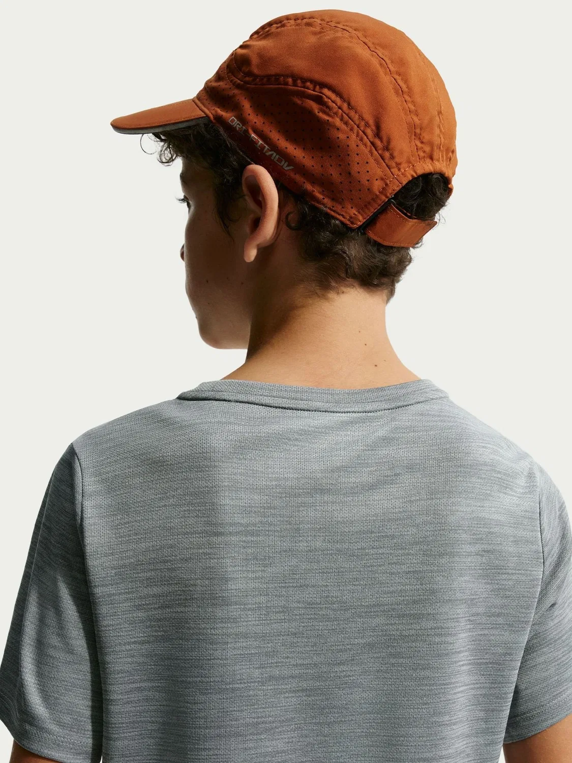 Футболка Nike Miler Dri-FIT с коротким рукавом, дымчато-серый — фото 3