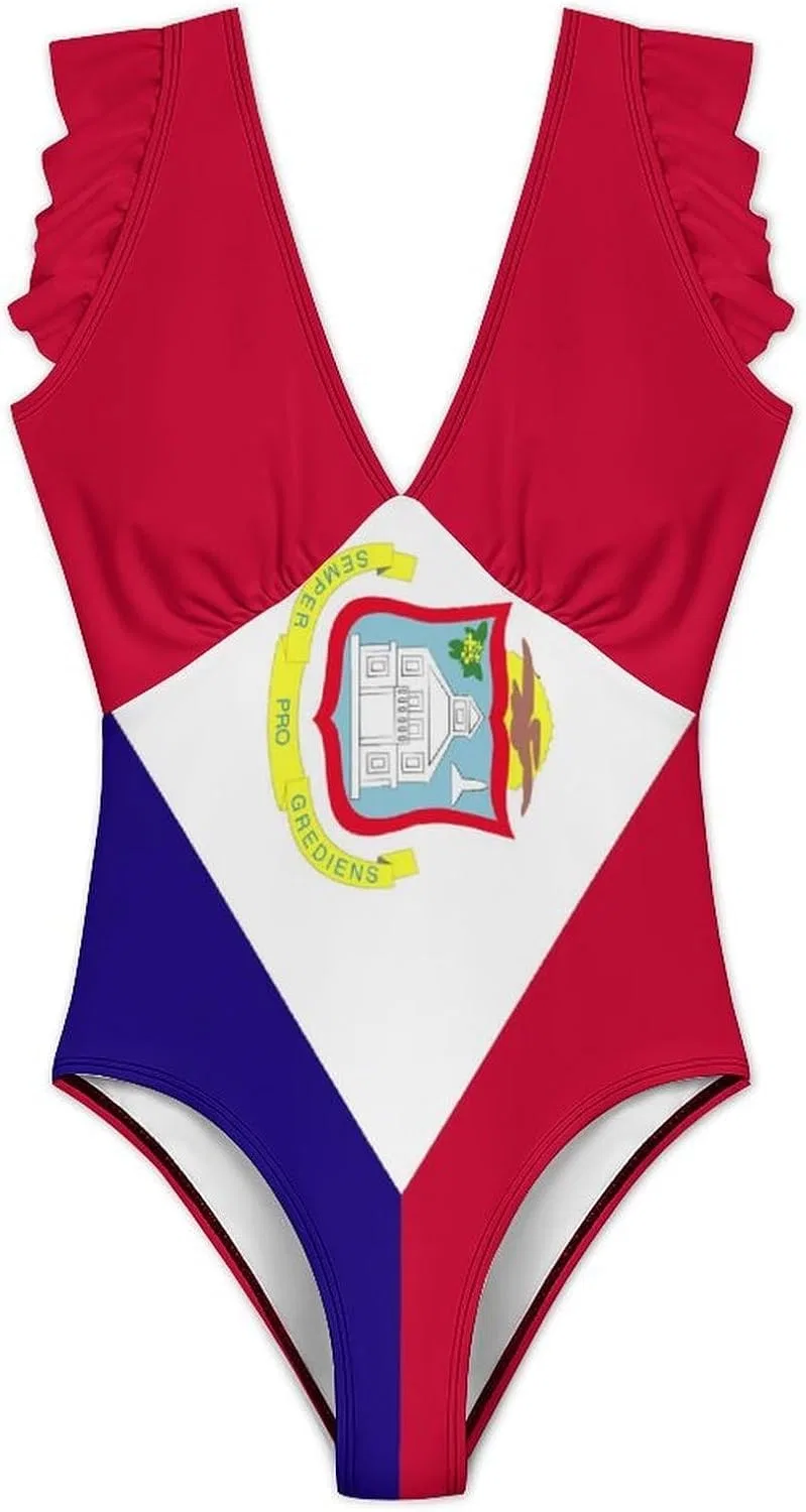 Женский цельный купальник с регулируемыми бретелями Bikini Swimsuit Sealand, Style-3 — фото 4