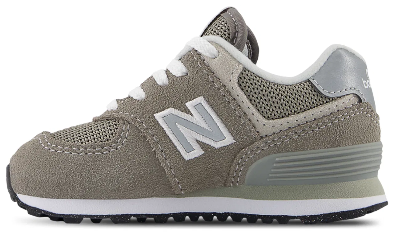 Кроссовки для мальчиков 574 New Balance, серый/белый — фото 2