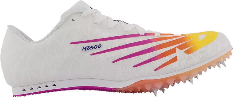 

Бутсы New Balance MD500v8 'White Vibrant Violet', белый