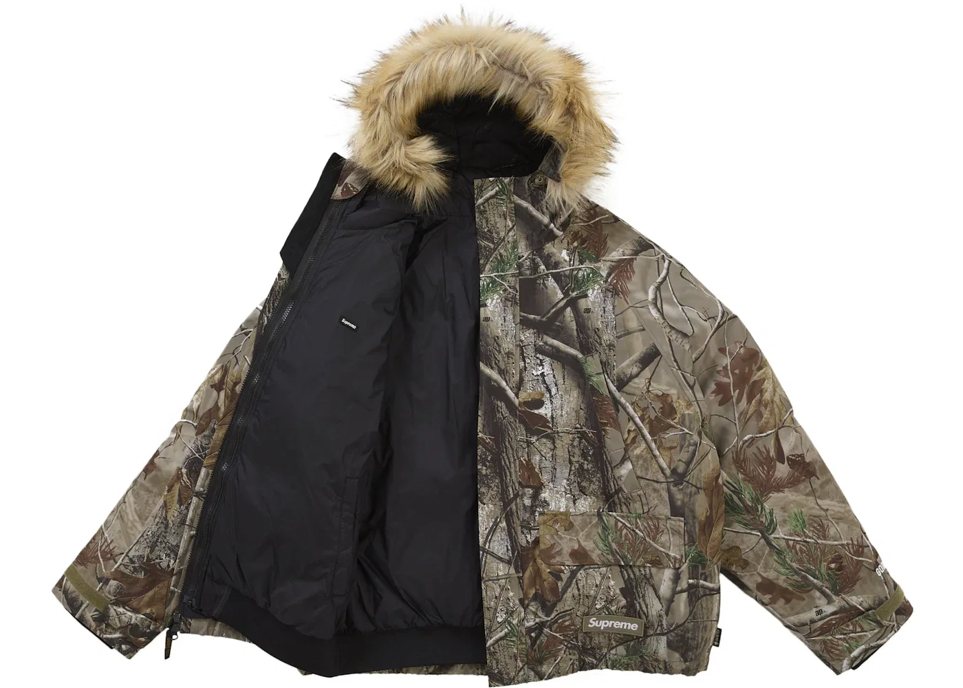 Мужская куртка-парка с камуфляжем Supreme, Realtree AP Camo — фото 2