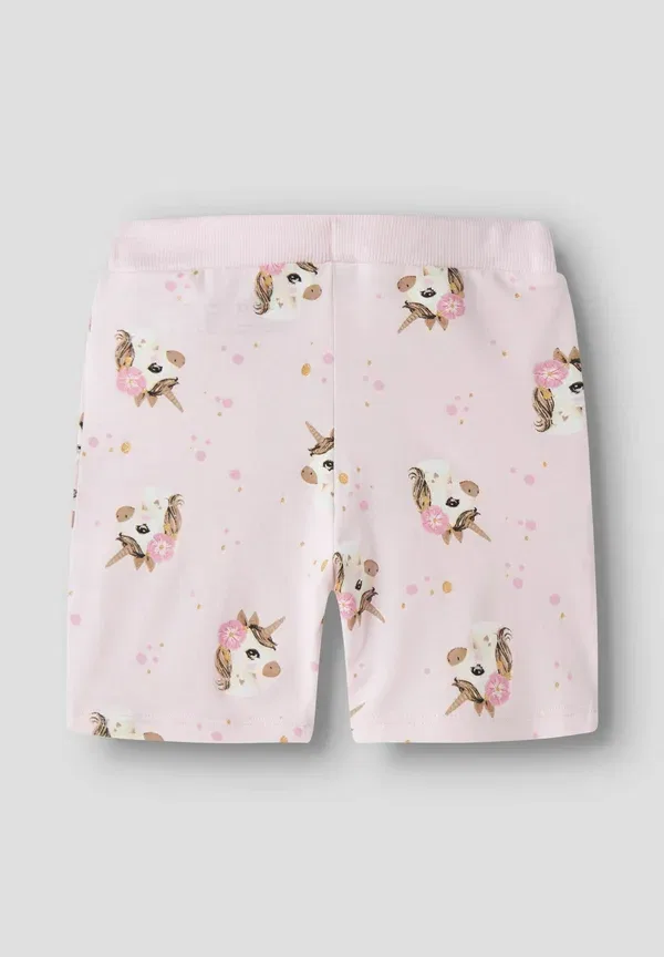 Брюки хлопковые Tracksuit bottoms Name It, розовый — фото 2