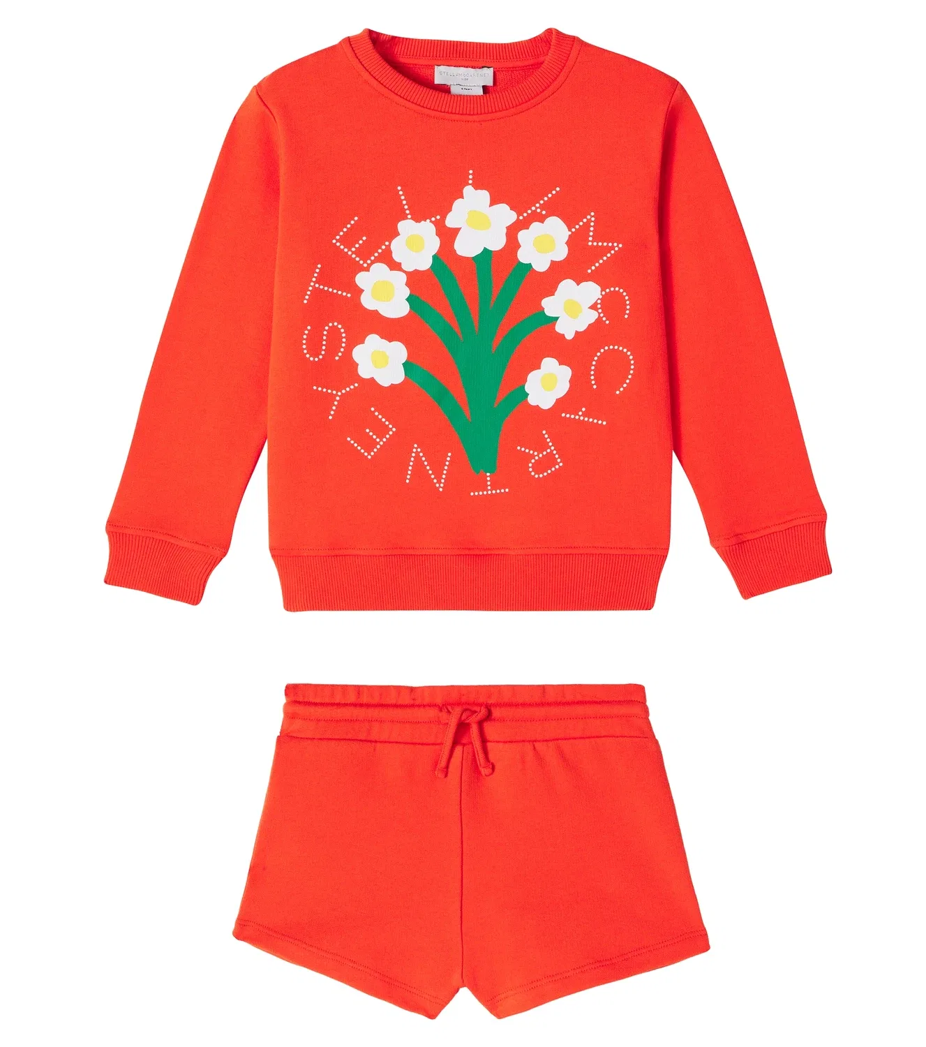 Комплект из флиса Stella Mccartney Kids, оранжевый