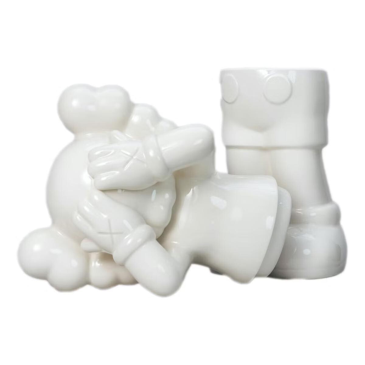 Набор фигурок Kaws Holiday UK Ceramic Containers Set (edition Of 1000), белый/черный — фото 2