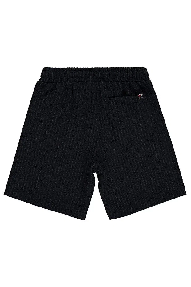 Детские шорты для мальчиков текстурированные Civil Boys, Navy Blue — фото 2