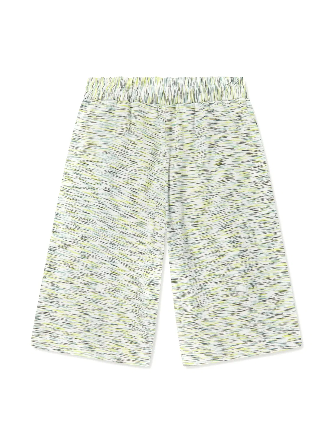 Шорты с зигзагообразным принтом из хлопка Missoni, зеленый — фото 3