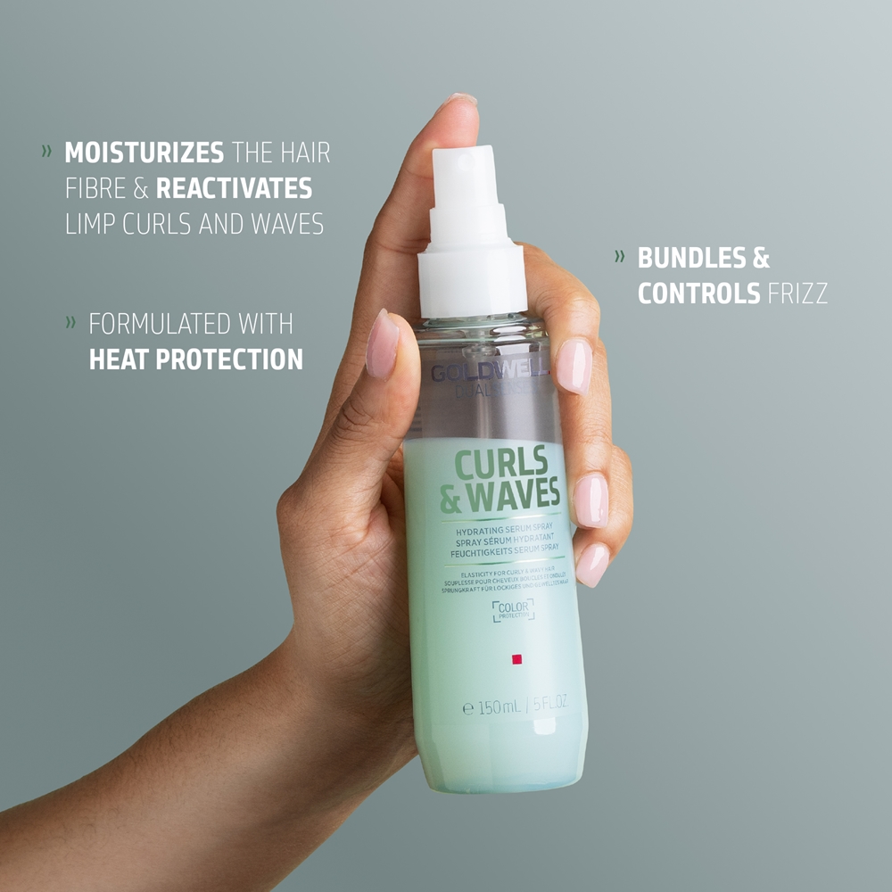 Dualsenses curls & waves несмываемая сыворотка-спрей для вьющихся волос Goldwell, 150 мл — фото 4