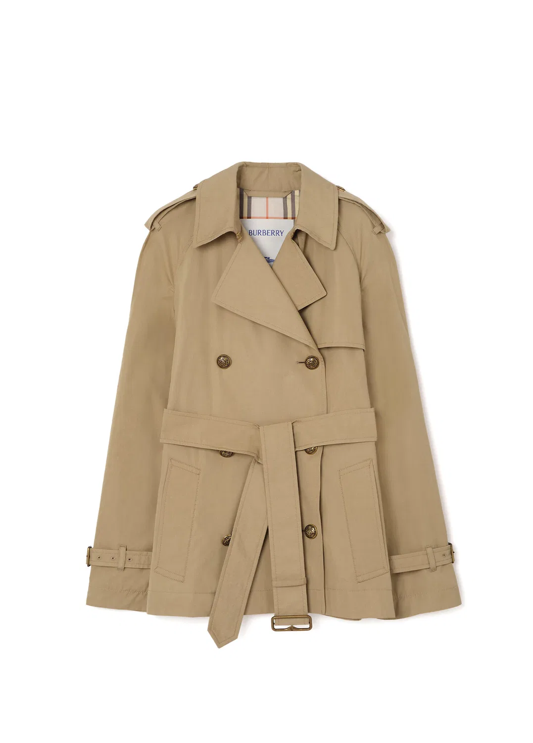 Тренчкот Burberry Belgravia, бежевый