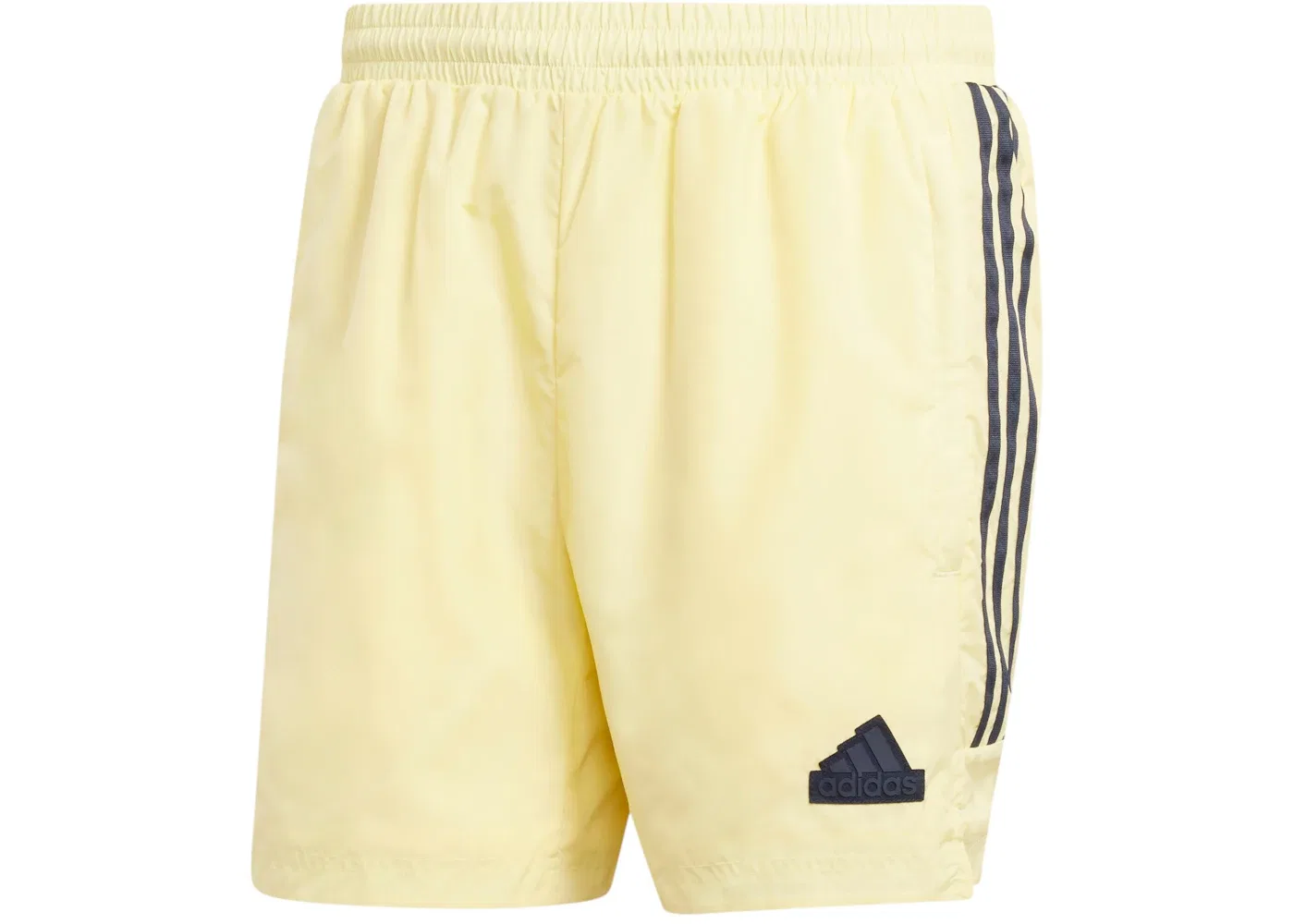 Мужские шорты с принтом House Of Tiro Woven Adidas, цвет Almost Yellow/Legend Ink