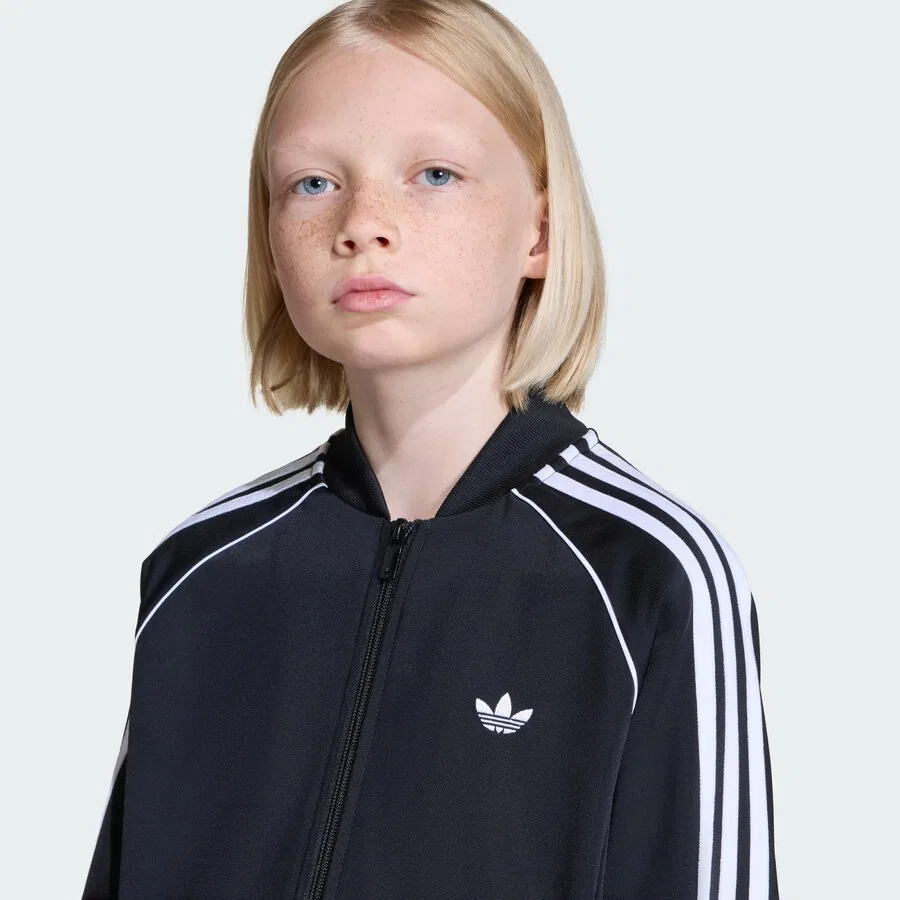 Худи на молнии ADIDAS ORIGINALS 'Sst' черного цвета — фото 4
