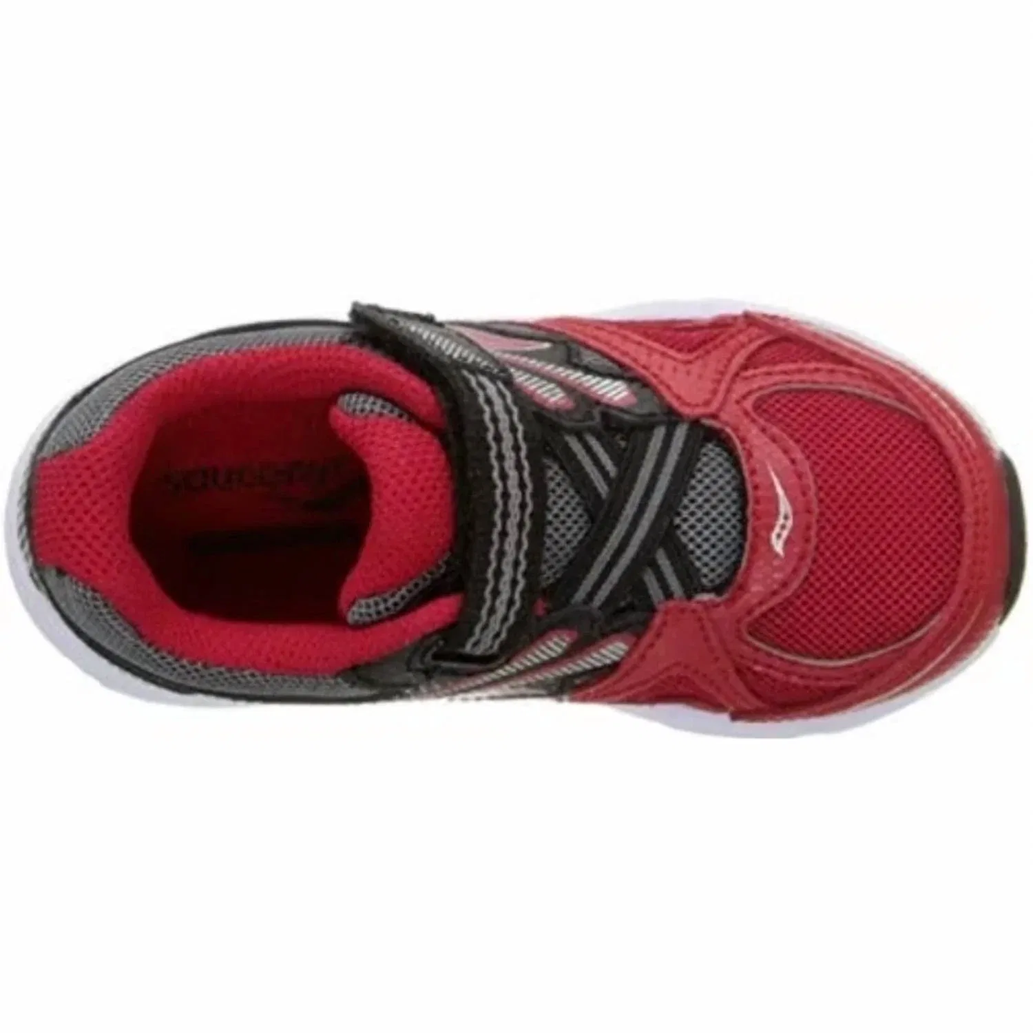 Детские кроссовки для мальчиков с круглым носом Baby Ride SAUCONY, Red/Black — фото 3
