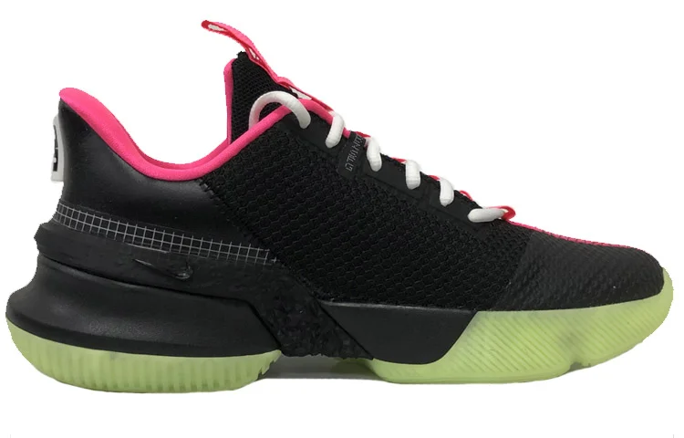 Кроссовки Nike LeBron Ambassador 13, черный/светло-зеленый — фото 2