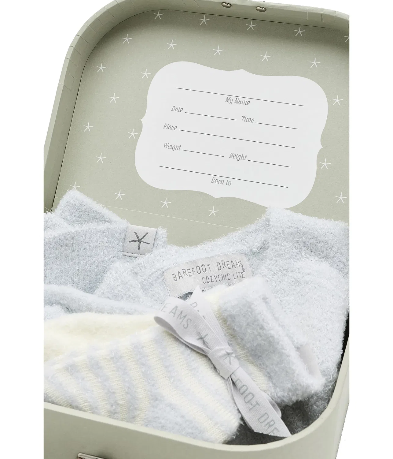 Набор Cozychic Lite для новорожденных (младенцев) Barefoot Dreams Kids, Blue — фото 3