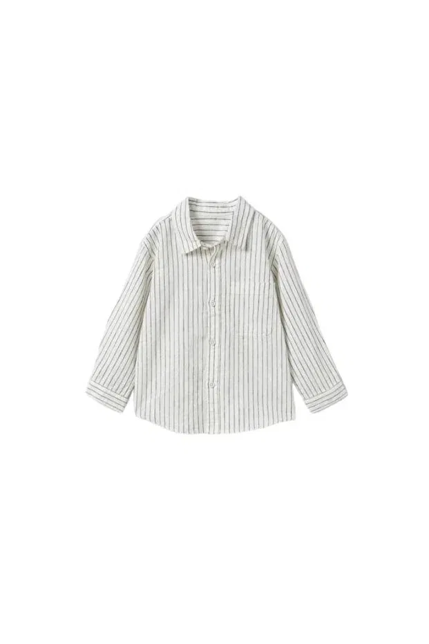 Детская рубашка для мальчиков с длинным рукавом Mama Choice, Black