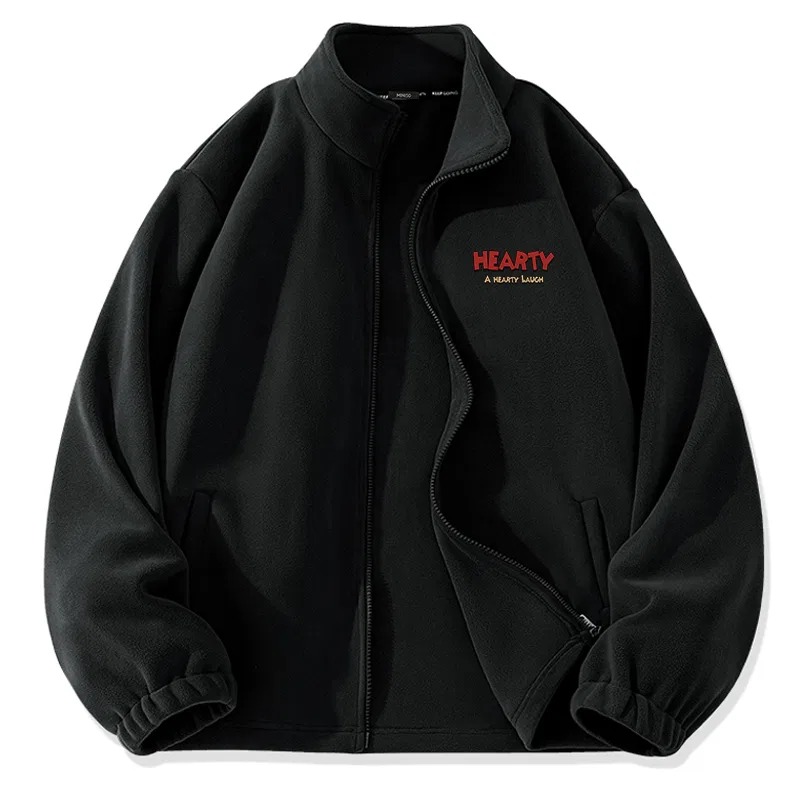 Детская куртка утепленная с воротником-стойкой MINISO, Ecru (B Hearty Chest Logo) — фото 4