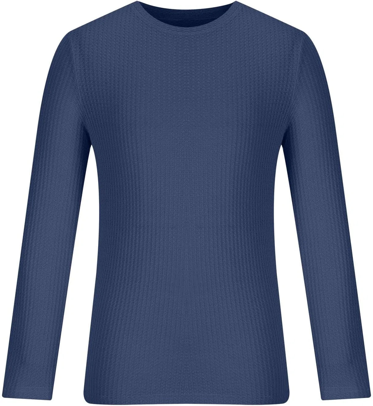 Мужская повседневная футболка с круглым вырезом Generic, Dark Blue — фото 2