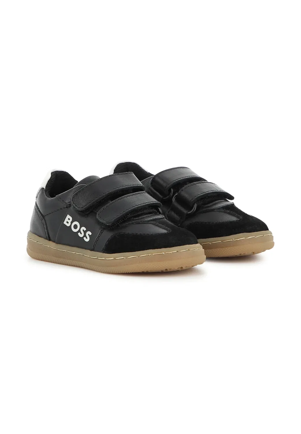 Детские кроссовки - обувь для малышей Boss Kidswear, Black — фото 2
