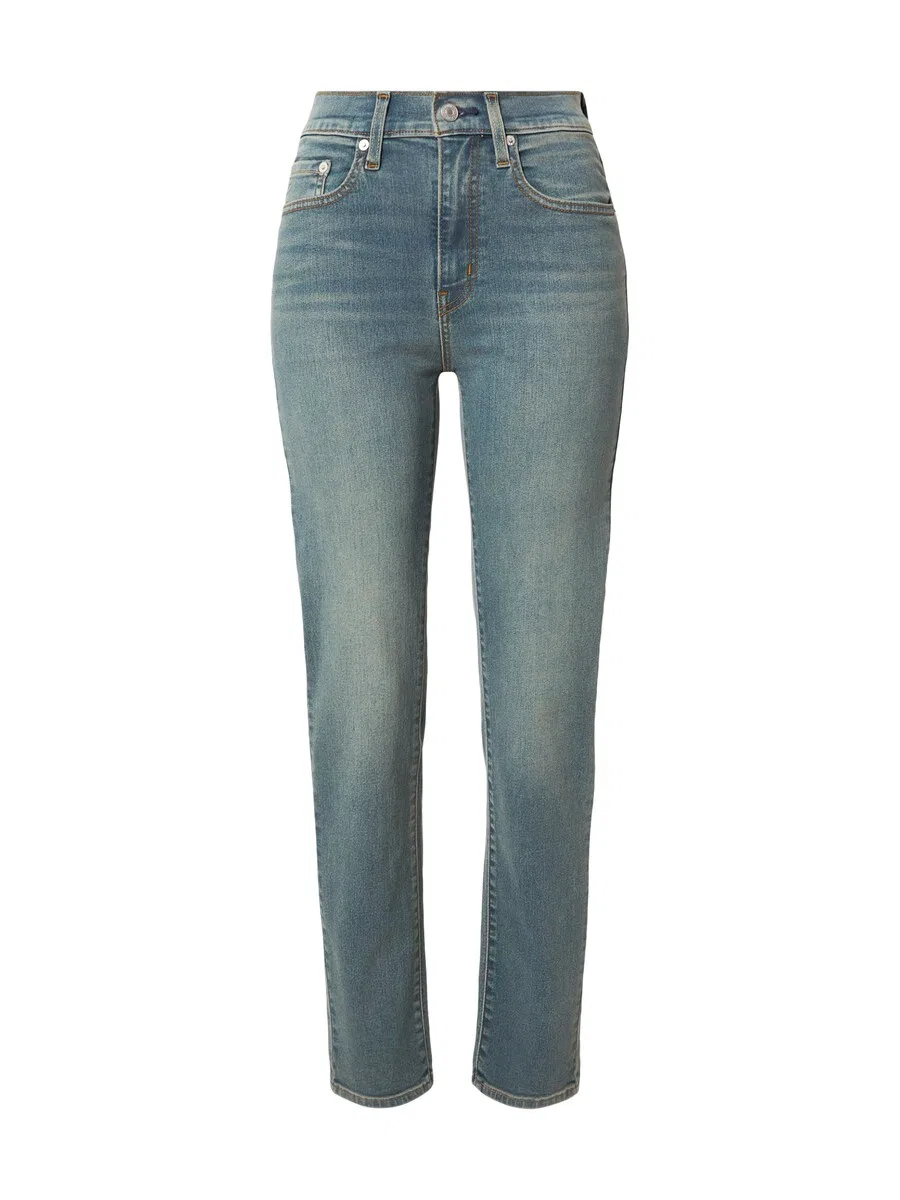 Джинсы LEVI'S Regular '724 High Rise Straight' синего цвета