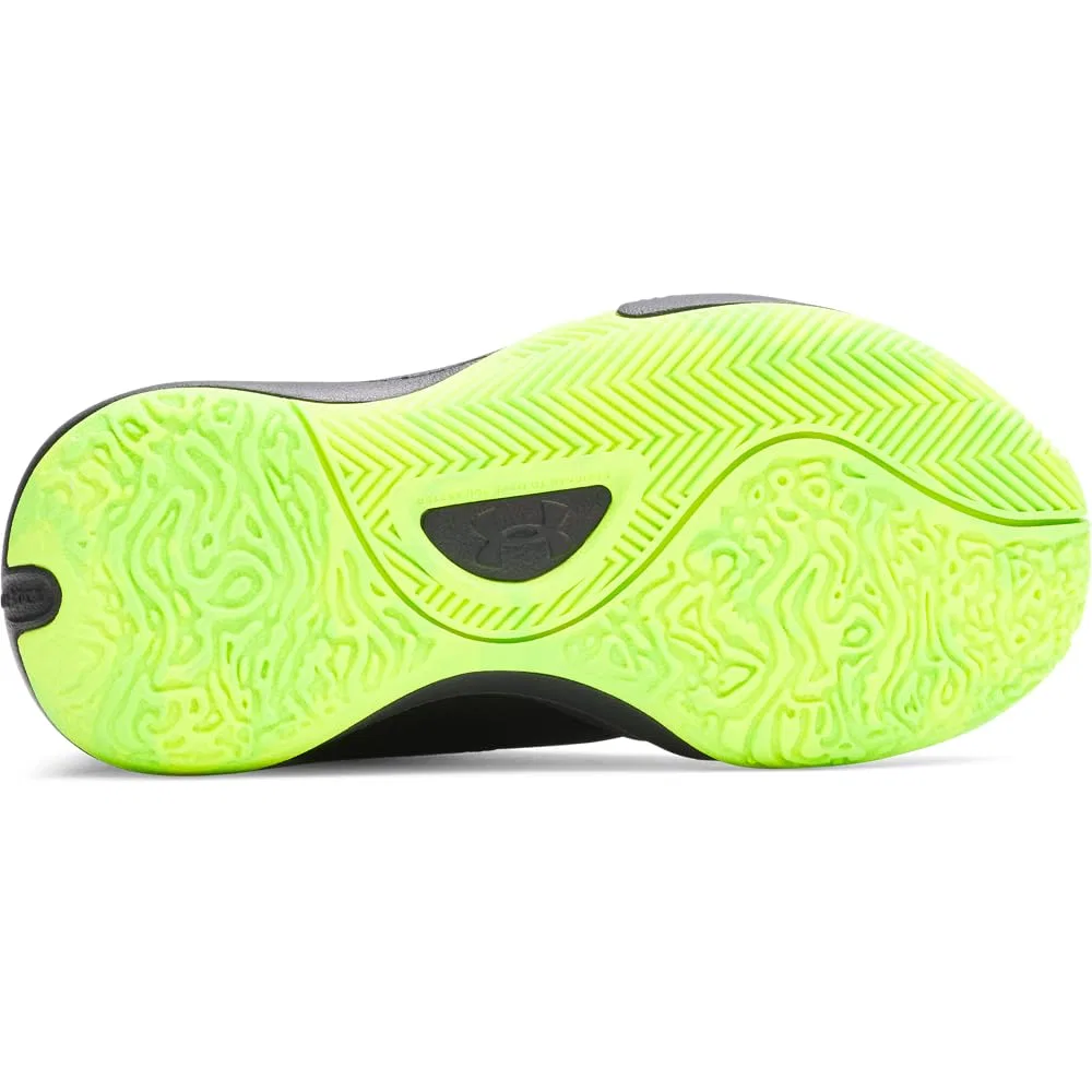 Детские кроссовки для мальчиков с высокой производительностью Pre School Lockdown 7 Under Armour, Black Anthracite Black Metallic — фото 3