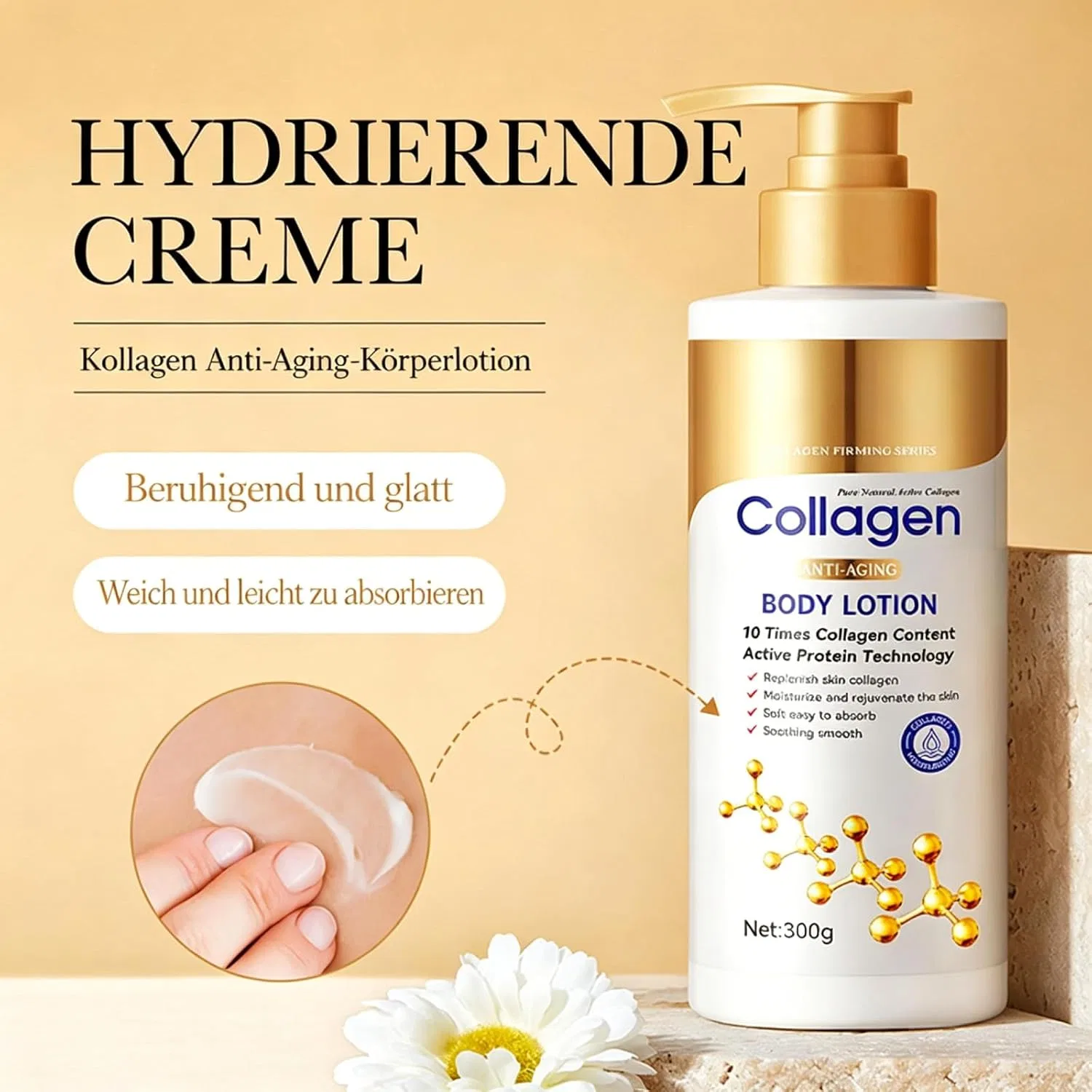 Лосьон для тела Firmora Collagen Body Lotion, vokkrv, 300 мл — фото 3