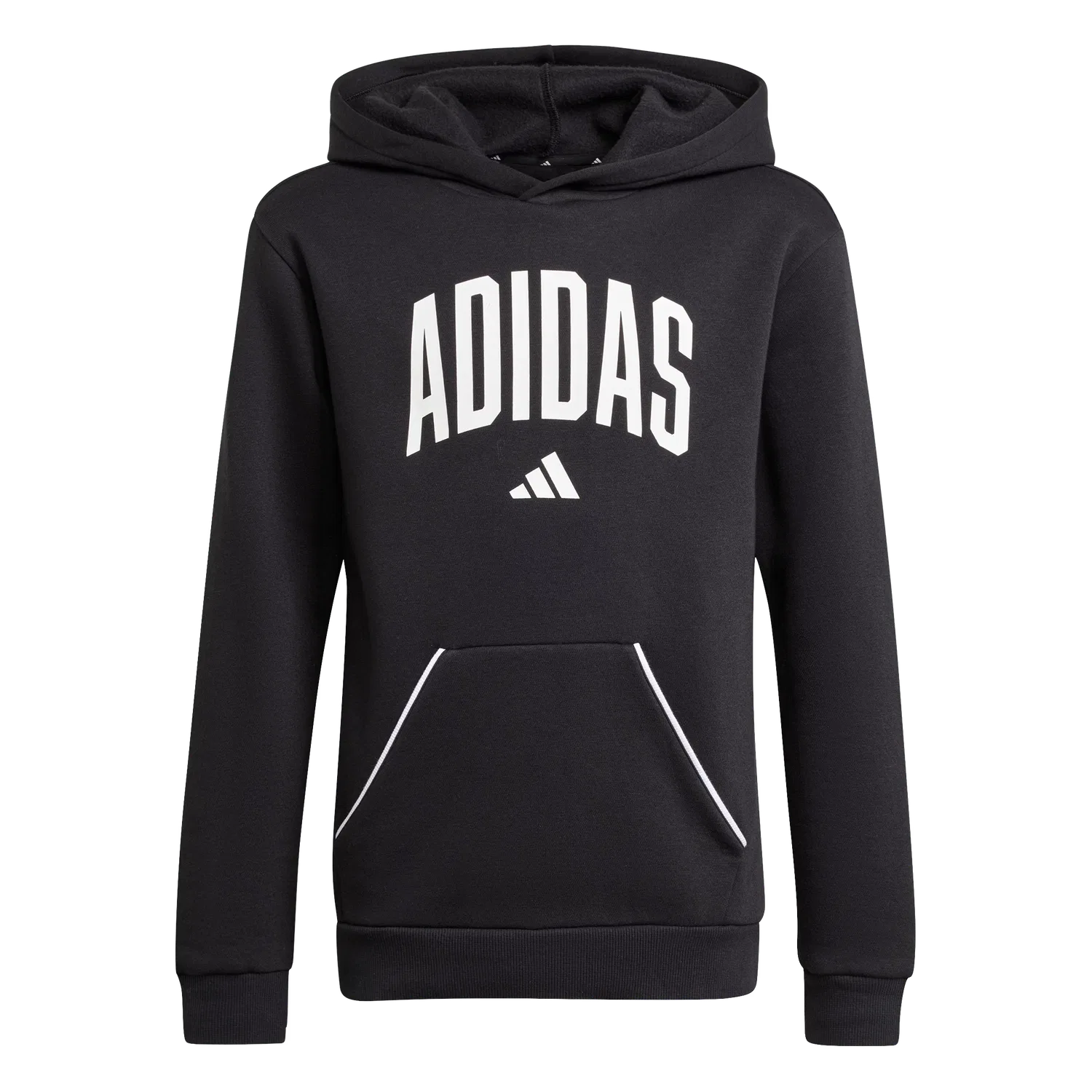 Детское худи свободного кроя Adidas, серый