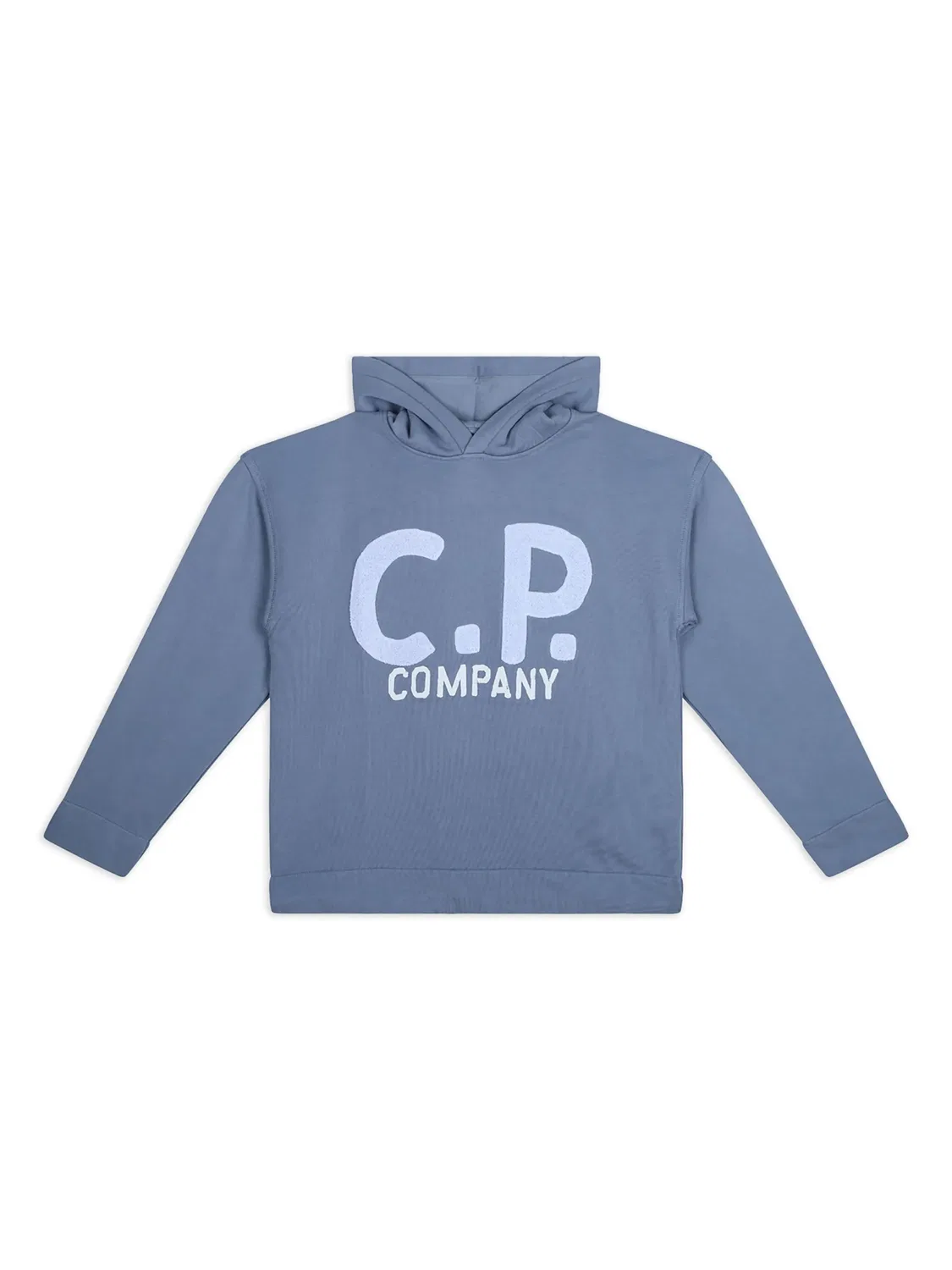 Хлопковый худи C.P. Company, голубой