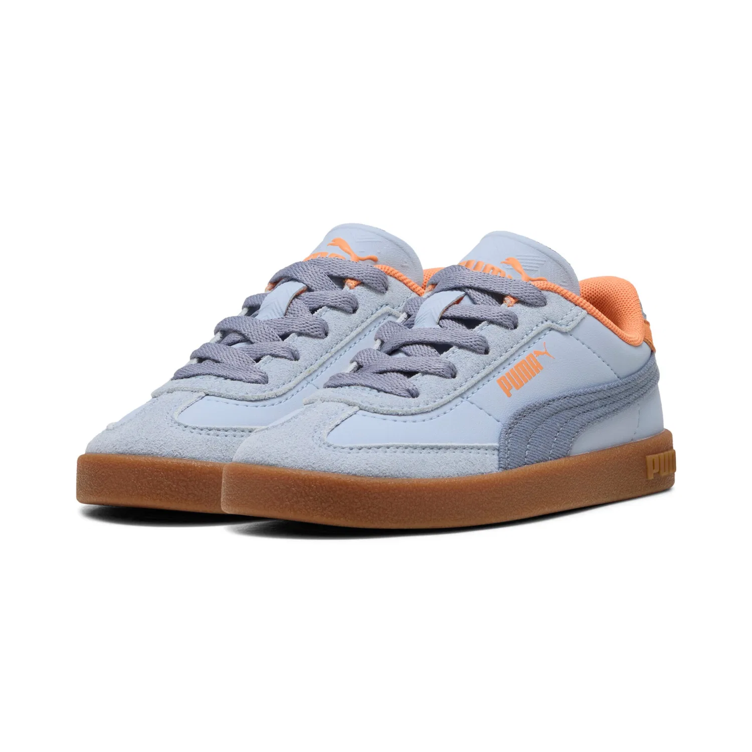 Детские кроссовки спортивные Club II Era PUMA, Snow Mountain Blue-Gray Sky