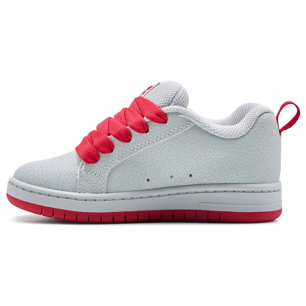 Детские кроссовки Court Graffik Dc Shoes, Grey/Red — фото 3