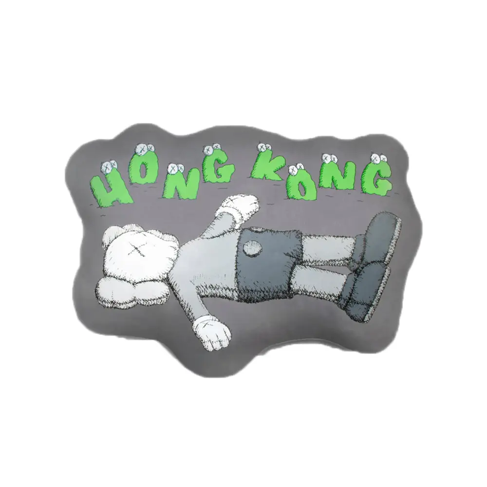 

Подушка Kaws Holiday Hong Kong, серый
