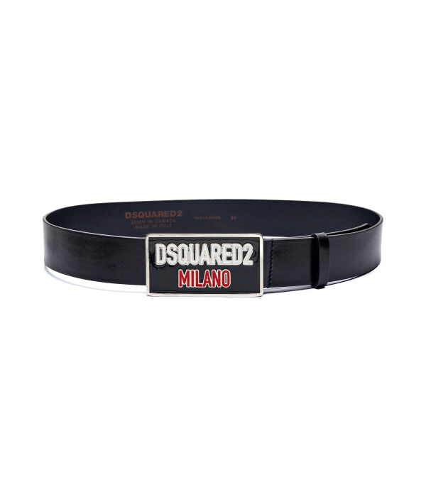 

Кожаный ремень Dsquared2, черный