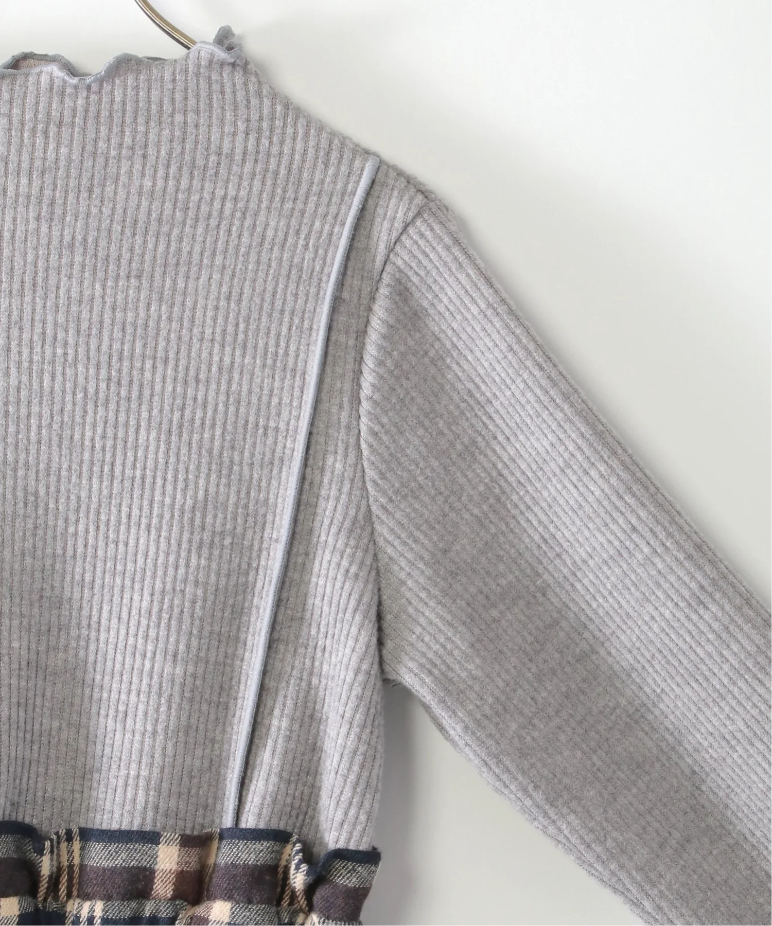 Платье для верховой езды в рубчик Mellow Rib (120–160 см) Ikka, Midi Gray — фото 4