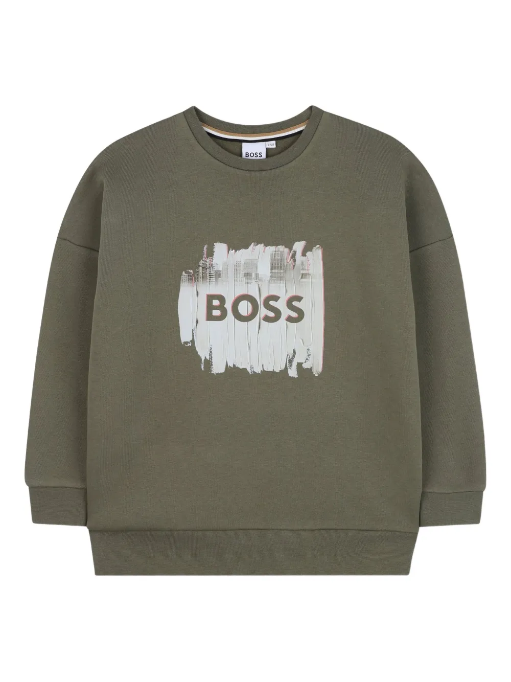 

Толстовка с логотипом BOSS Kidswear, зеленый