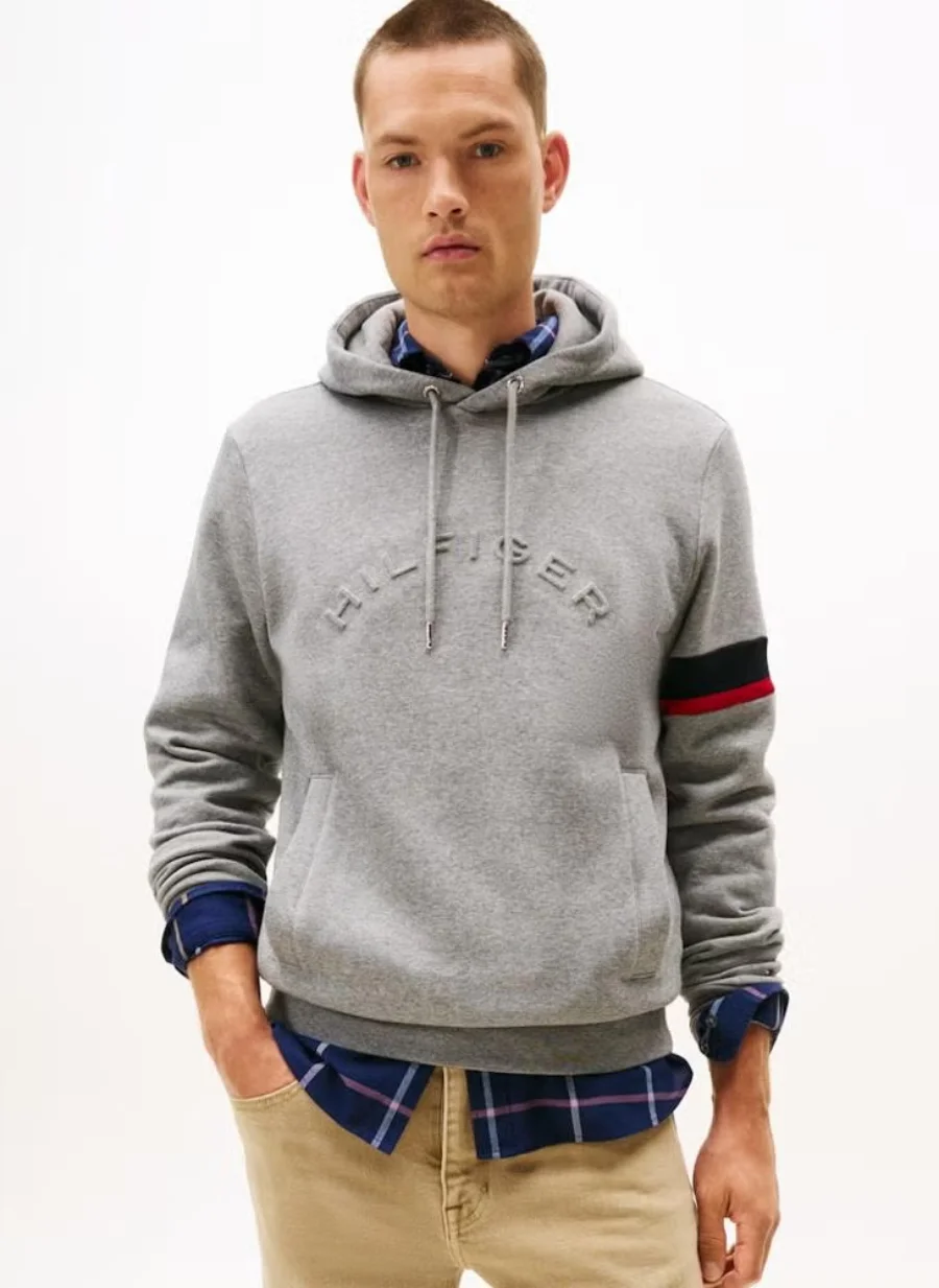 Худи Tommy Hilfiger Rwb Insert, серый