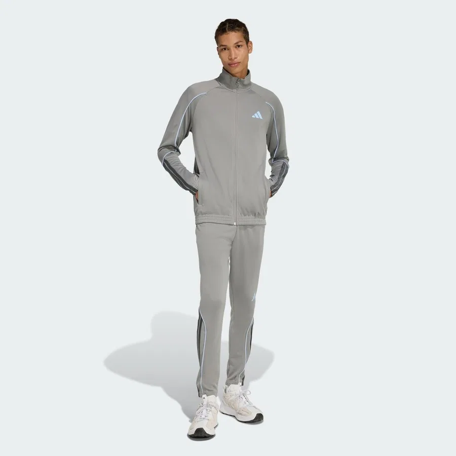 Спортивный костюм с длинным рукавом и брюками STADIUM 3-STRIPES TRACKSUIT adidas, Серый