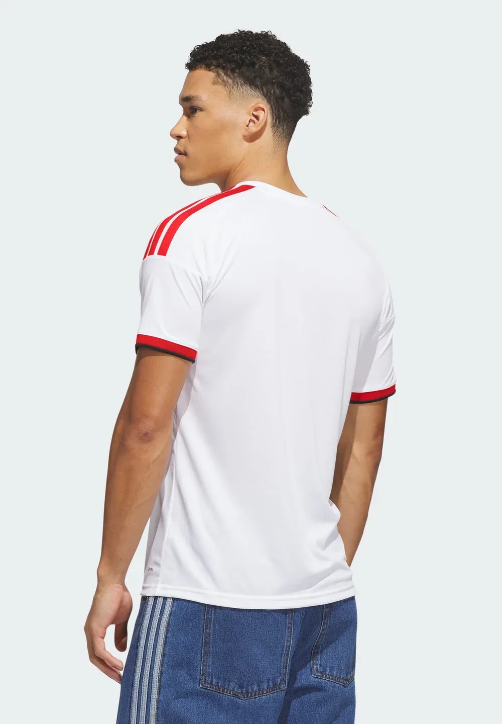 Гостевая футболка Cr Flamengo 26 - клубная форма Adidas Originals, White — фото 2