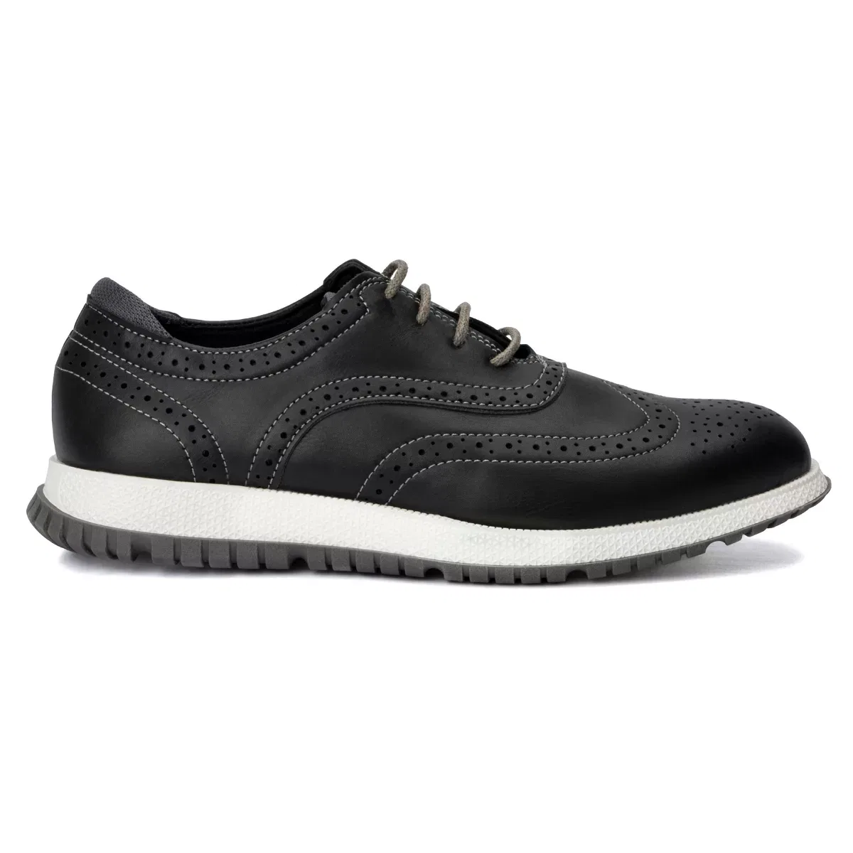 Детские ботинки-оксфорды на шнуровке с принтом Wilder Xray Footwear, Black — фото 2